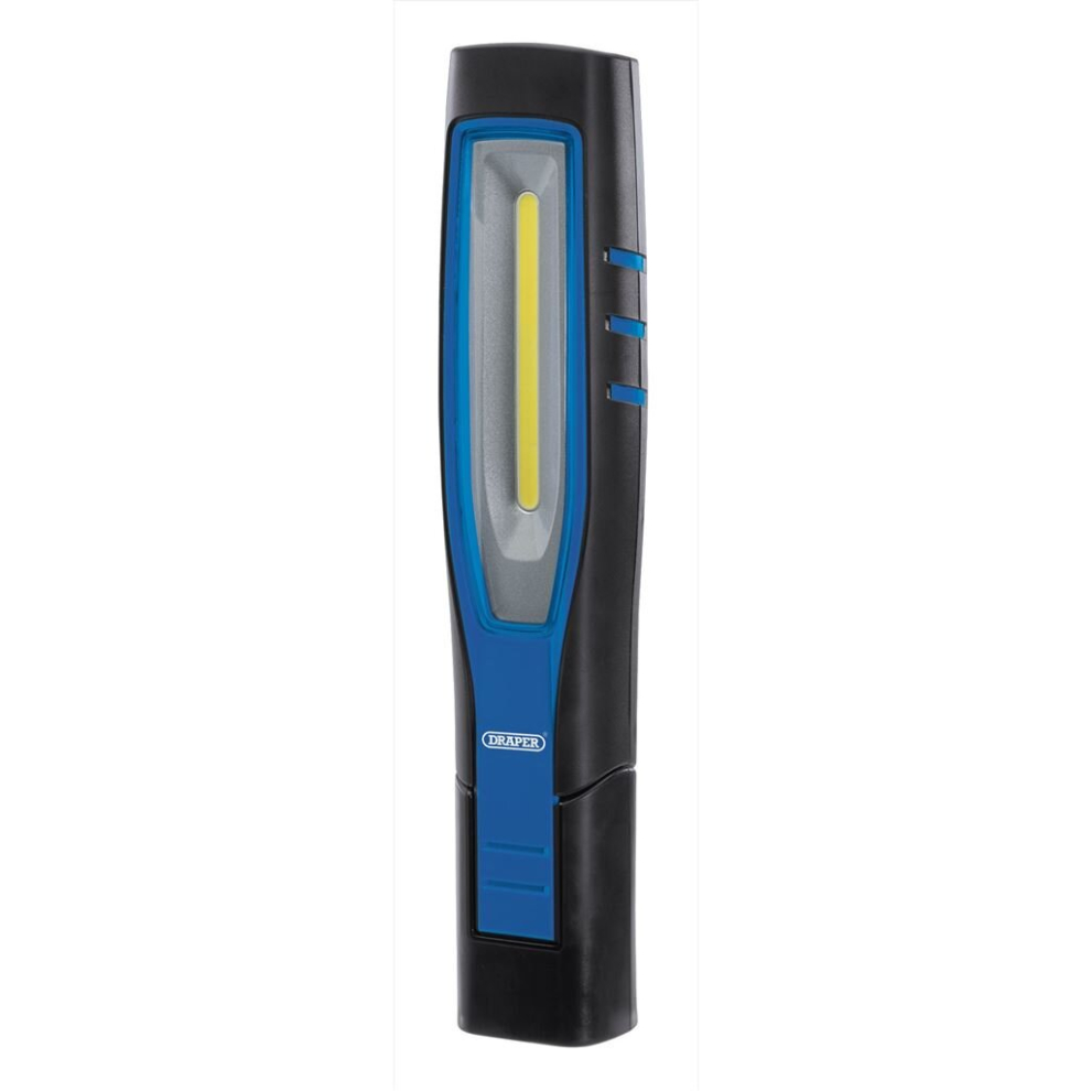 COB/SMD LED Rechargeable Inspection Lamp, 7W, 700 Lumens, Blue, 1 x USB Cable, 1 x USB Charger