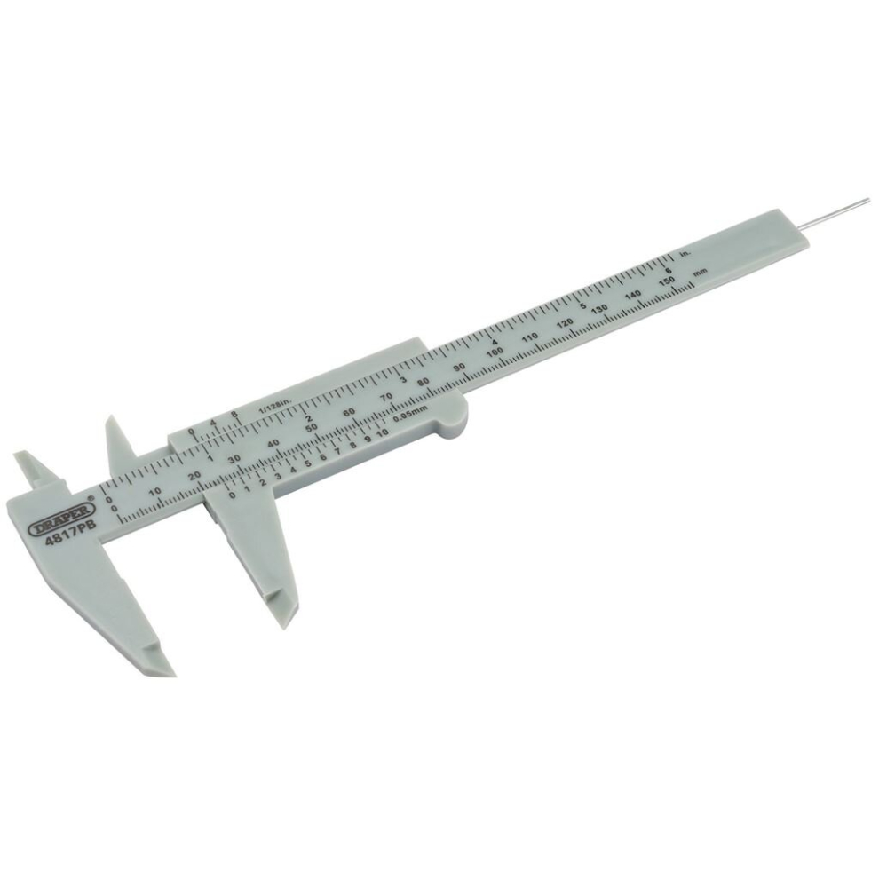 Plastic Vernier Caliper, 0 - 150Mm Or 6"" 5010559738632