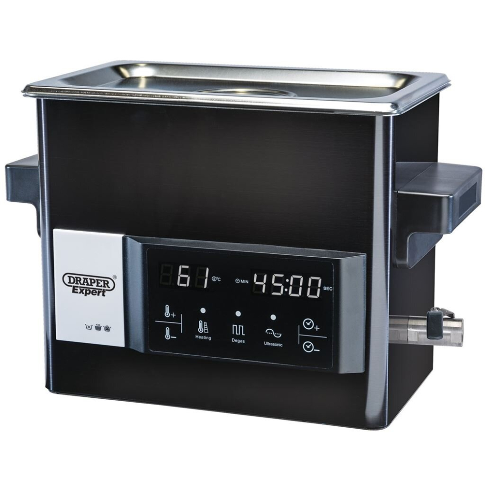 Draper Expert Ultrasonic Cleaning Tank, 9L