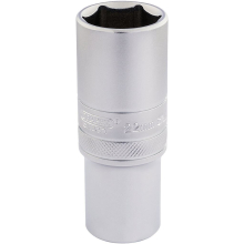6 Point Metric Deep Socket, 1/2"" Sq. Dr., 22mm