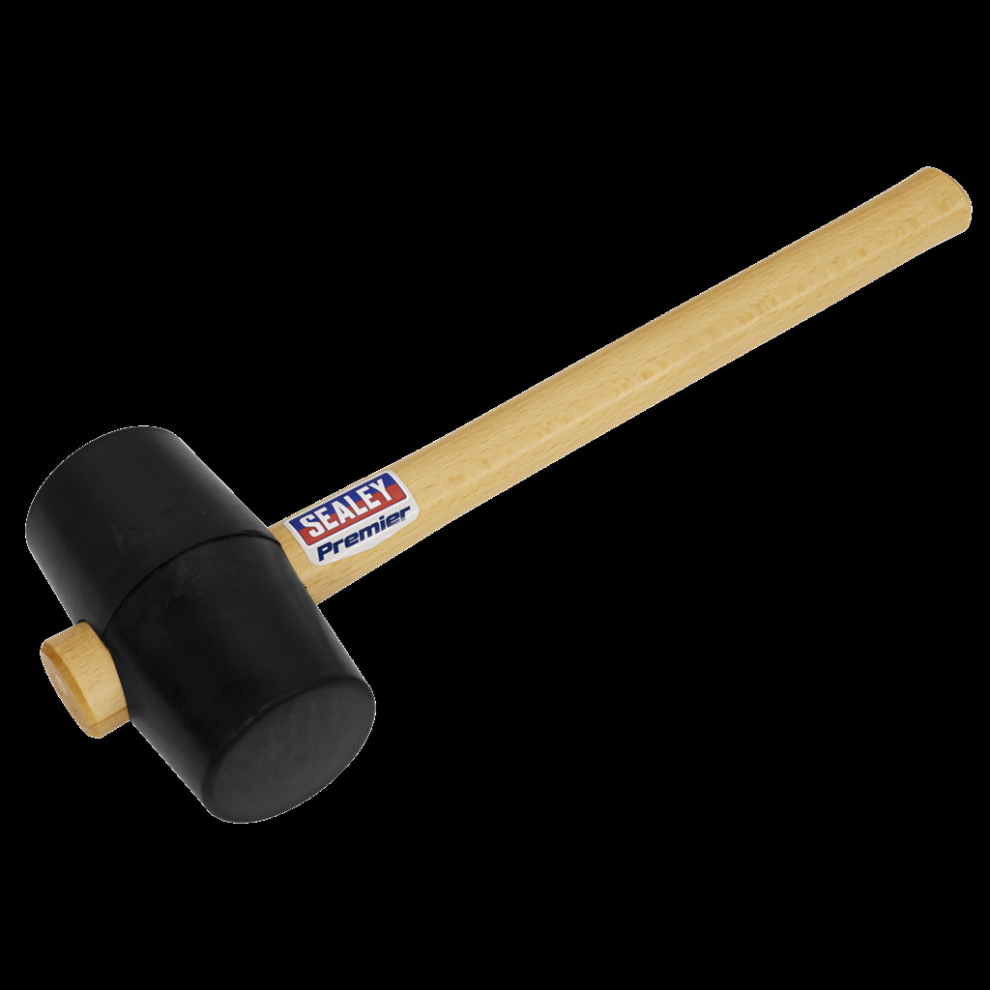 Rubber Mallet 1.75lb Black-image-OPC-P5TM6TS-NEW