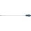 Draper Extra Long Reach Soft Grip Plain Slot Screwdriver, 6.0 x 450mm 1