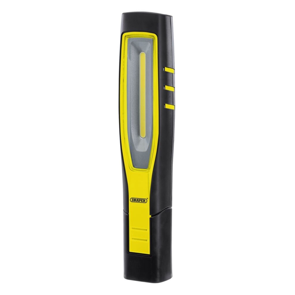 Draper Cob/Smd Led Rechargeable Inspection Lamp, 7W, 700 Lumens, Yellow