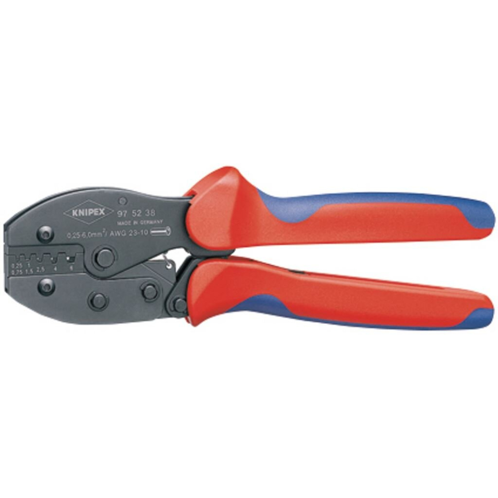 Draper Knipex 97 52 38Sb Preciforce Crimping Pliers, 0.25 - 6.0Mm, 220Mm
