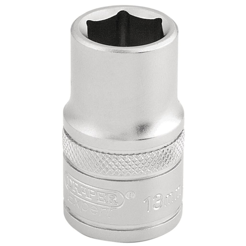 Draper 6 Point Metric Socket, 1/2"" Sq. Dr., 13mm