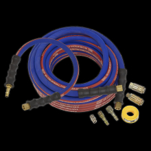 Air Hose Kit Extra-Heavy-Duty 15m x Ø10mm with Connectors
