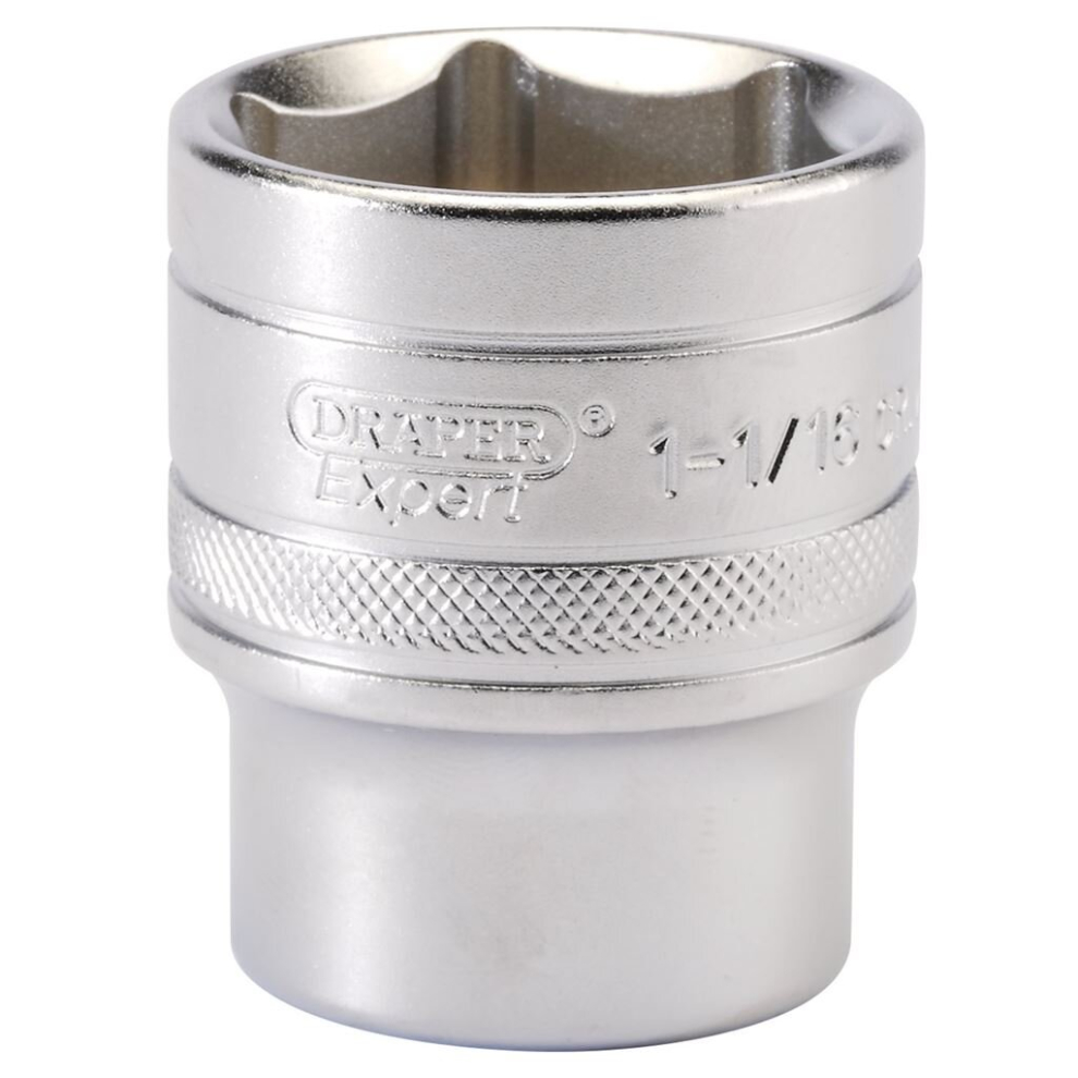 6 Point Imperial Socket, 1/2"" Sq. Dr., 1.1/16"" 5010559166350