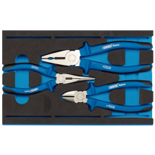Heavy Duty Plier Set in 1/4 Drawer EVA Insert Tray (3 Piece)
