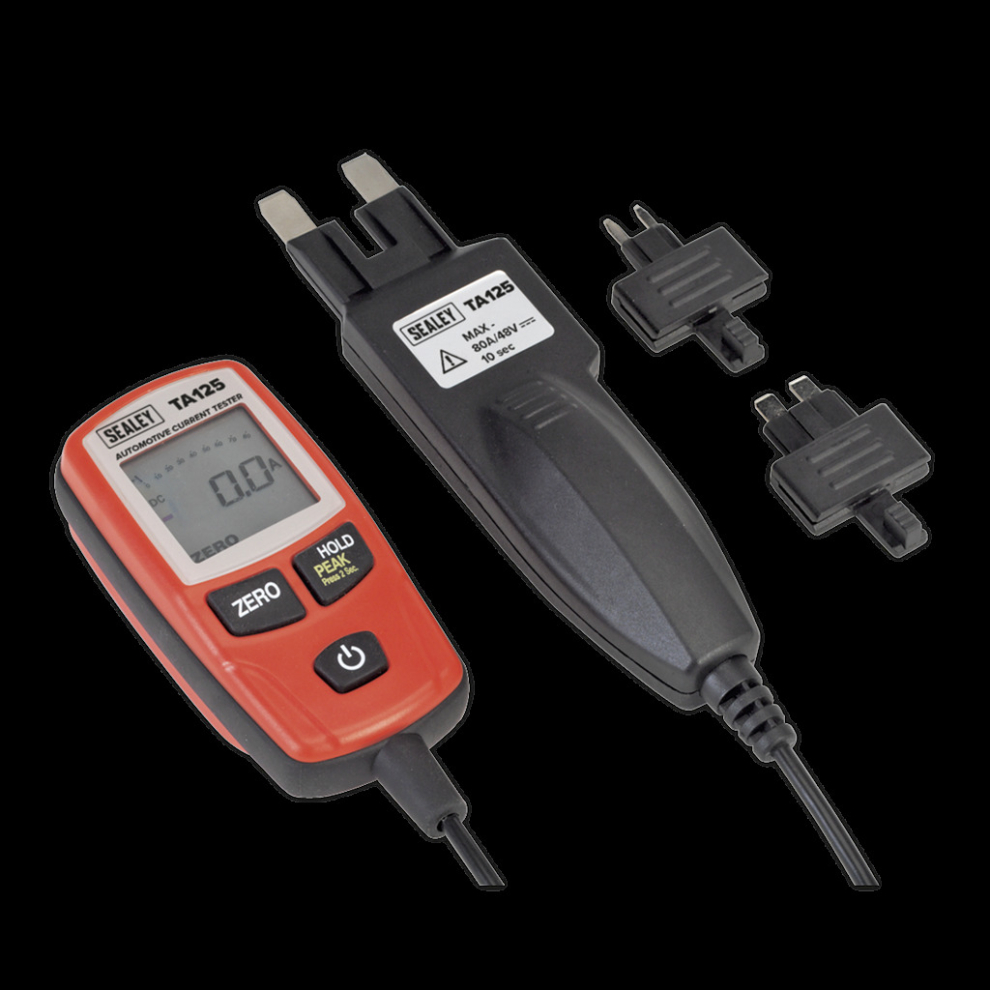 Automotive Current Tester 80A - Mini, Standard & Maxi Blade Fuses 5051747408951