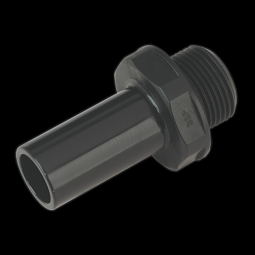 Sealey Stem Adaptor 22Mm 3/4"Bsp Pack Of 2 (John Guest Speedfit® - Pm052216e)