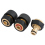 Draper Brass and Rubber Hose Connector Set (3 Piece) 1
