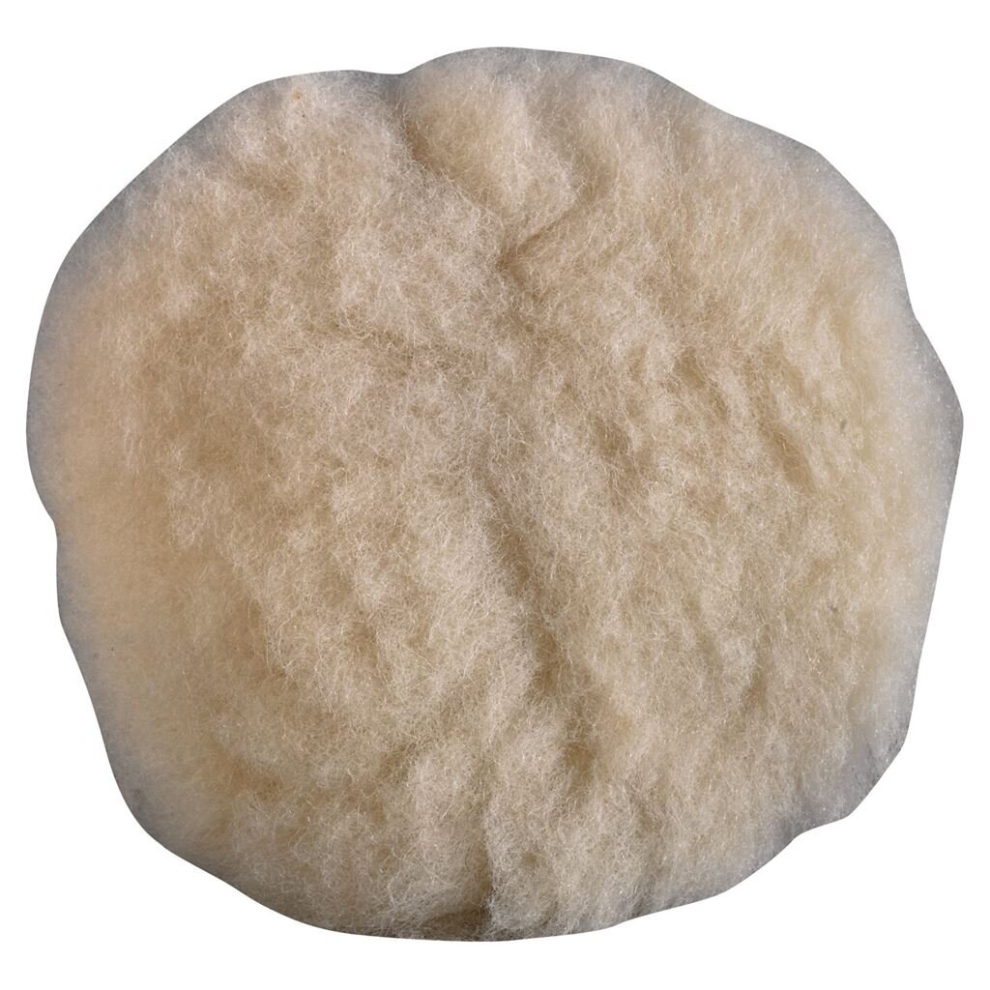 Draper Lambs Wool Polishing Bonnets, 125Mm
