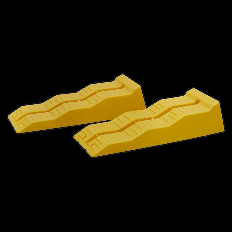 Sealey Levelling Ramps - 3-Stage 2.5 Tonne Capacity Per Ramp 5 Tonne Capacity Per Pair