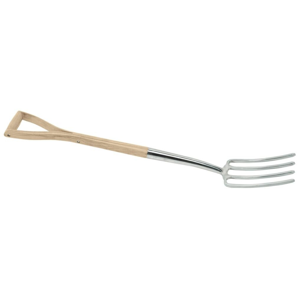 Draper Heritage Stainless Steel Border Fork With Ash Handle