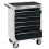 Draper Roller Tool Cabinet, 7 Drawer, 26"", White 1
