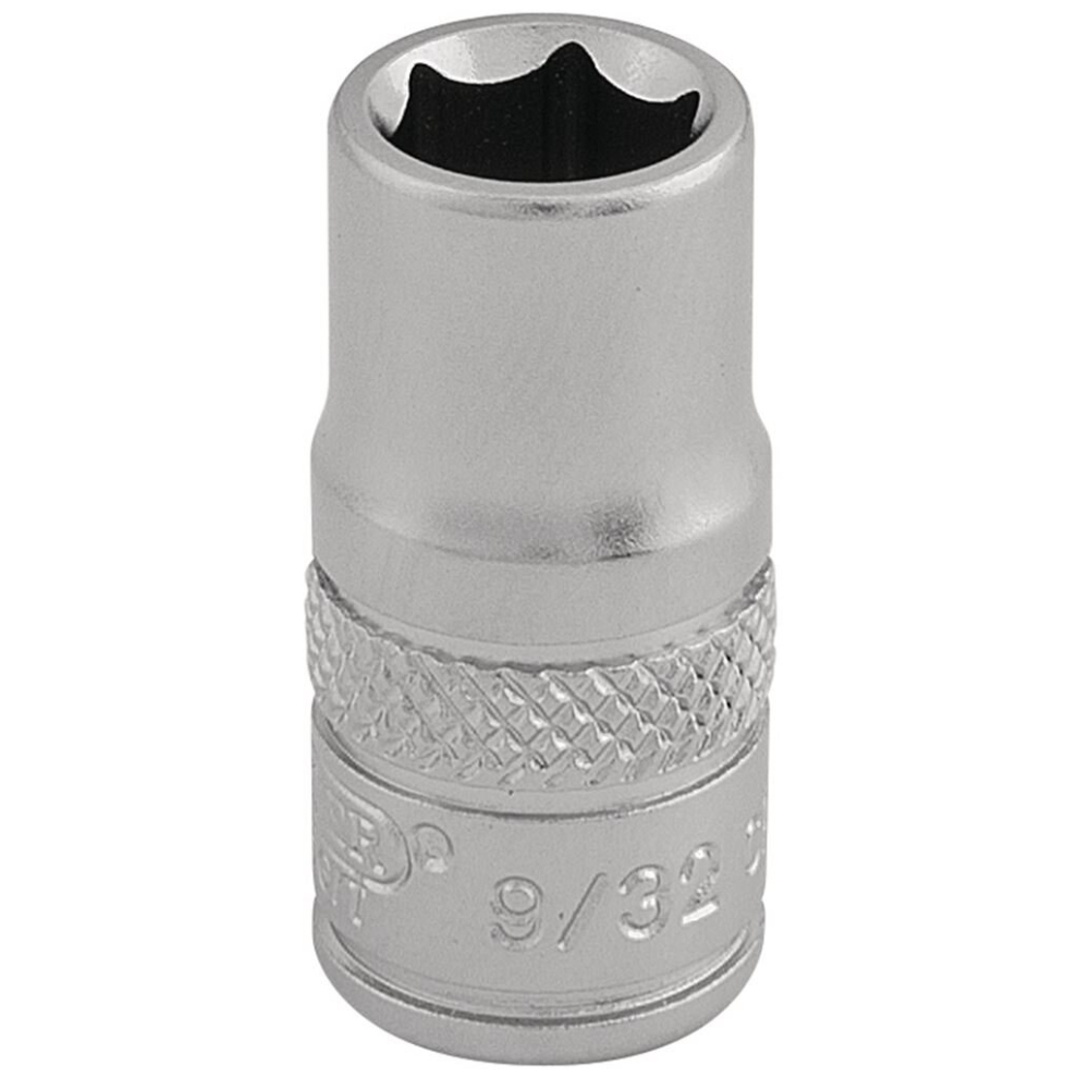 Draper Imperial Socket, 1/4"" Sq. Dr., 9/32""