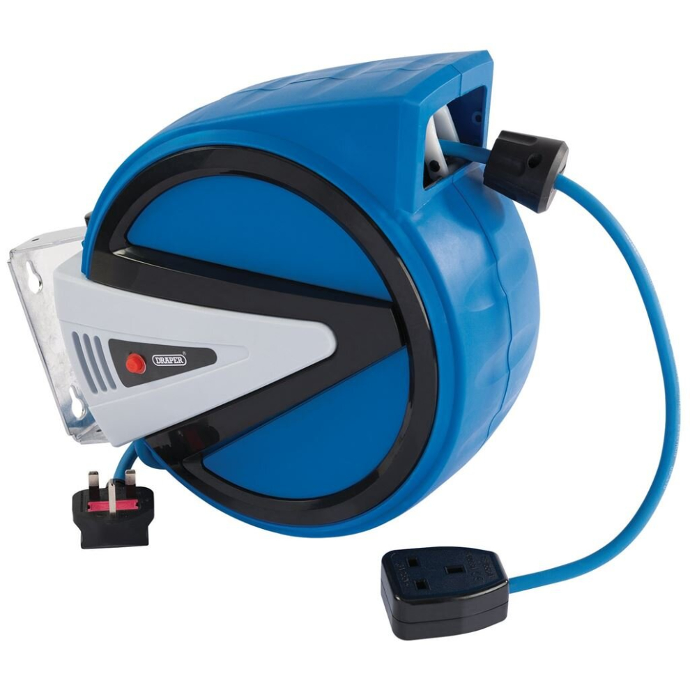 Draper 230V Retractable Electric Cable Reel, 10M