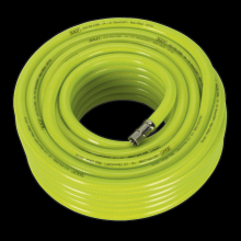 Air Hose High-Visibility 20m x Ø10mm with 1/4"BSP Unions