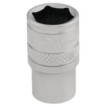 Socket, 1/4"" Sq. Dr., 10mm