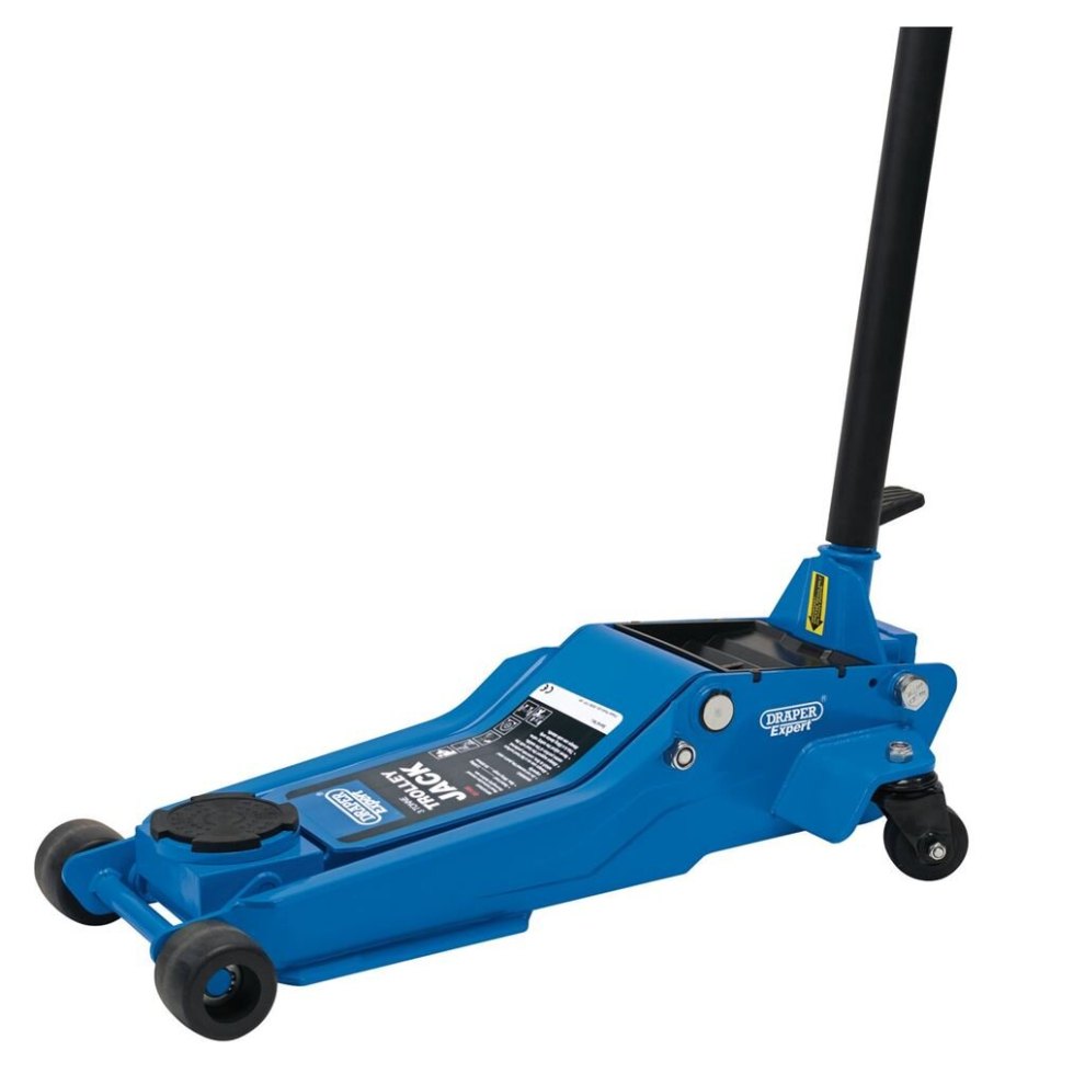 Draper Professional Low Profile Garage Trolley Jack, 3 Tonne