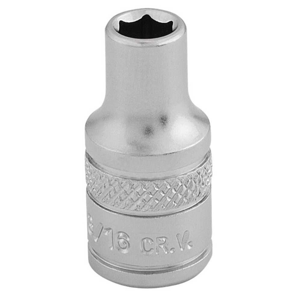 Draper Imperial Socket, 1/4"" Sq. Dr., 3/16""