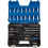 Draper MM/AF Combined Socket Set, 1/4"" Sq. Dr. (75 Piece) 1