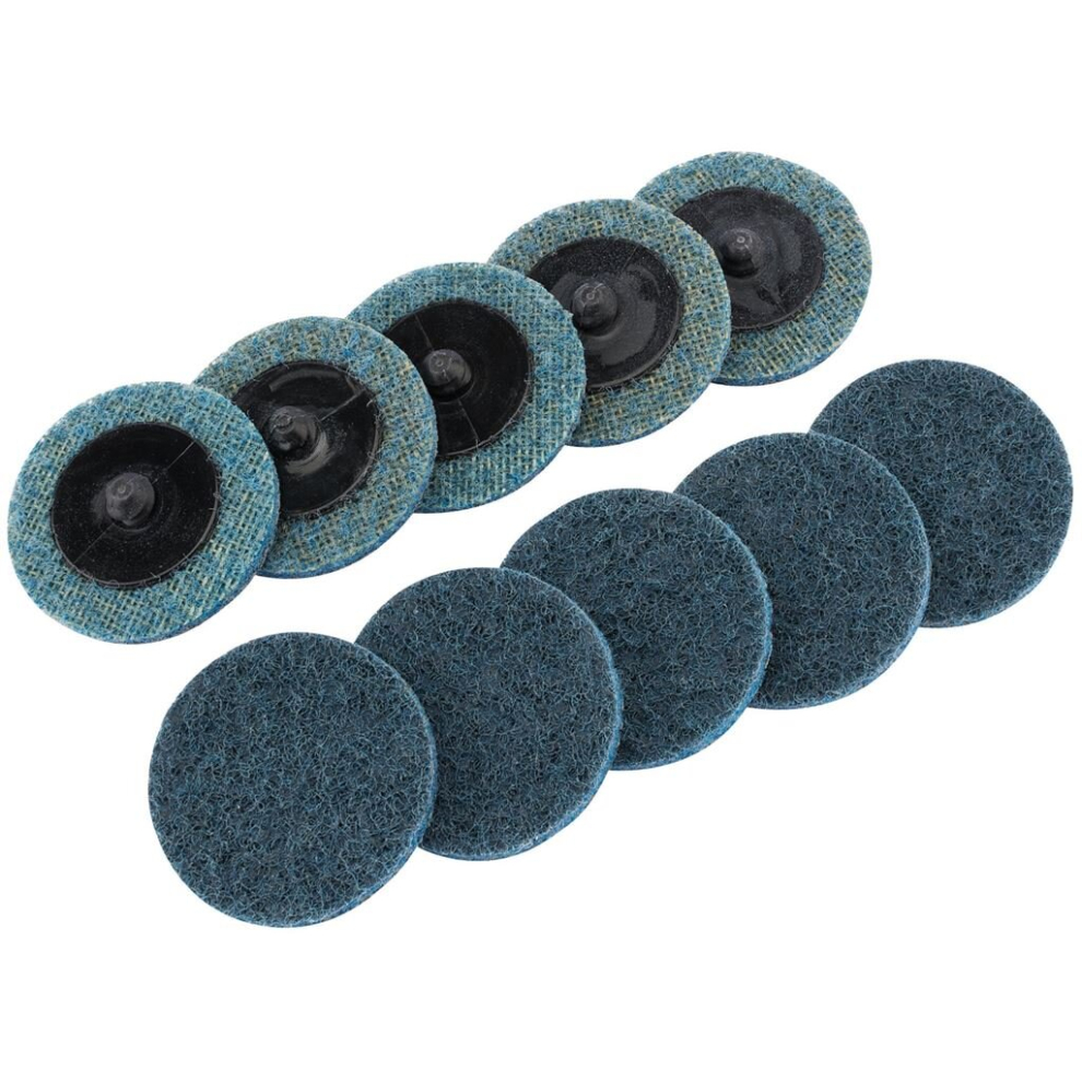 Polycarbide Abrasive Pads, 50mm, Fine (Pack of 10)