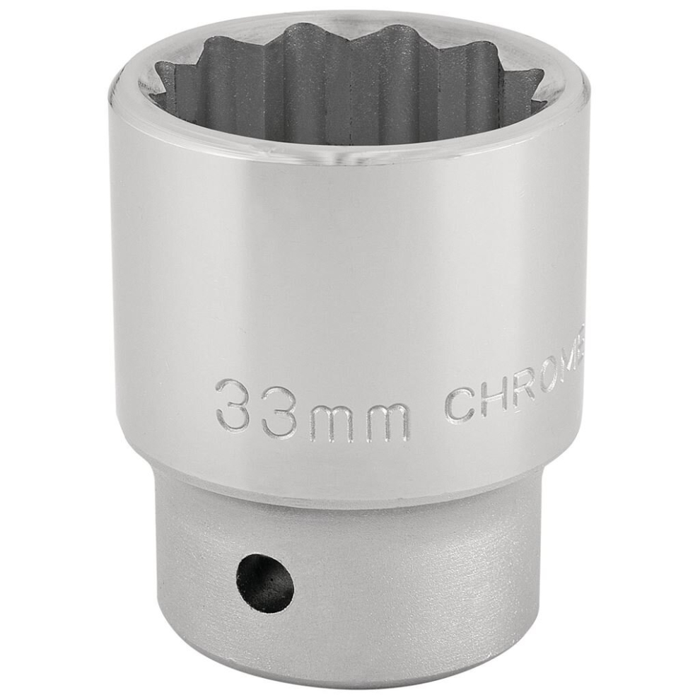 12 Point Socket, 3/4"" Sq. Dr., 33mm