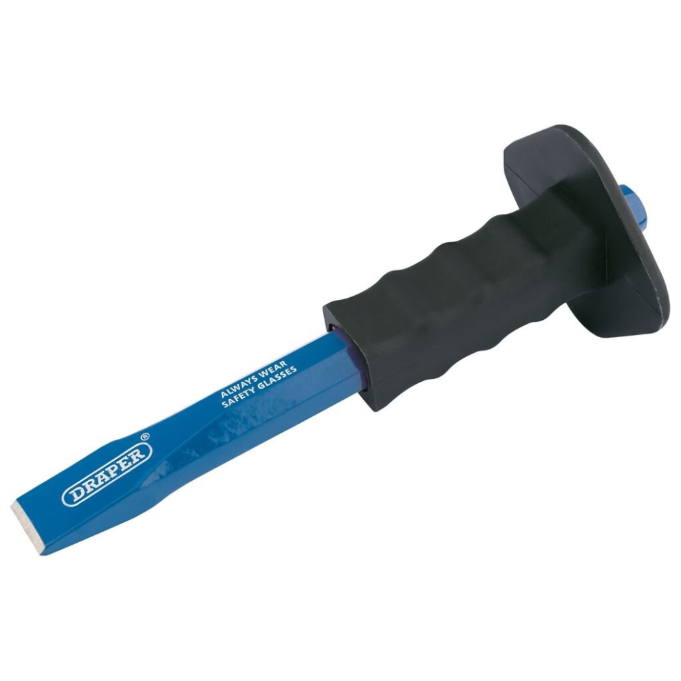 Octagonal Shank Cold Chisel with Hand Guard, 25 x 250mm (Display Packed)