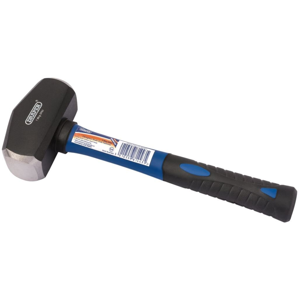 Fibreglass Shaft Club Hammer, 1.8Kg/4Lb 5010559814435