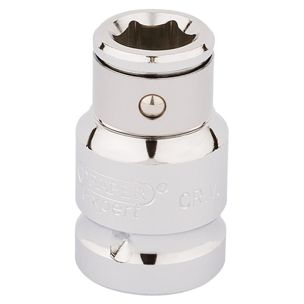 Draper Screwdriver Bit Holding Socket, 1/2"" Sq. Dr. X 10Mm Hexagon