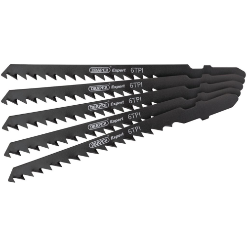 Draper DT244D Jigsaw Blade Set, 100mm (5 Piece)
