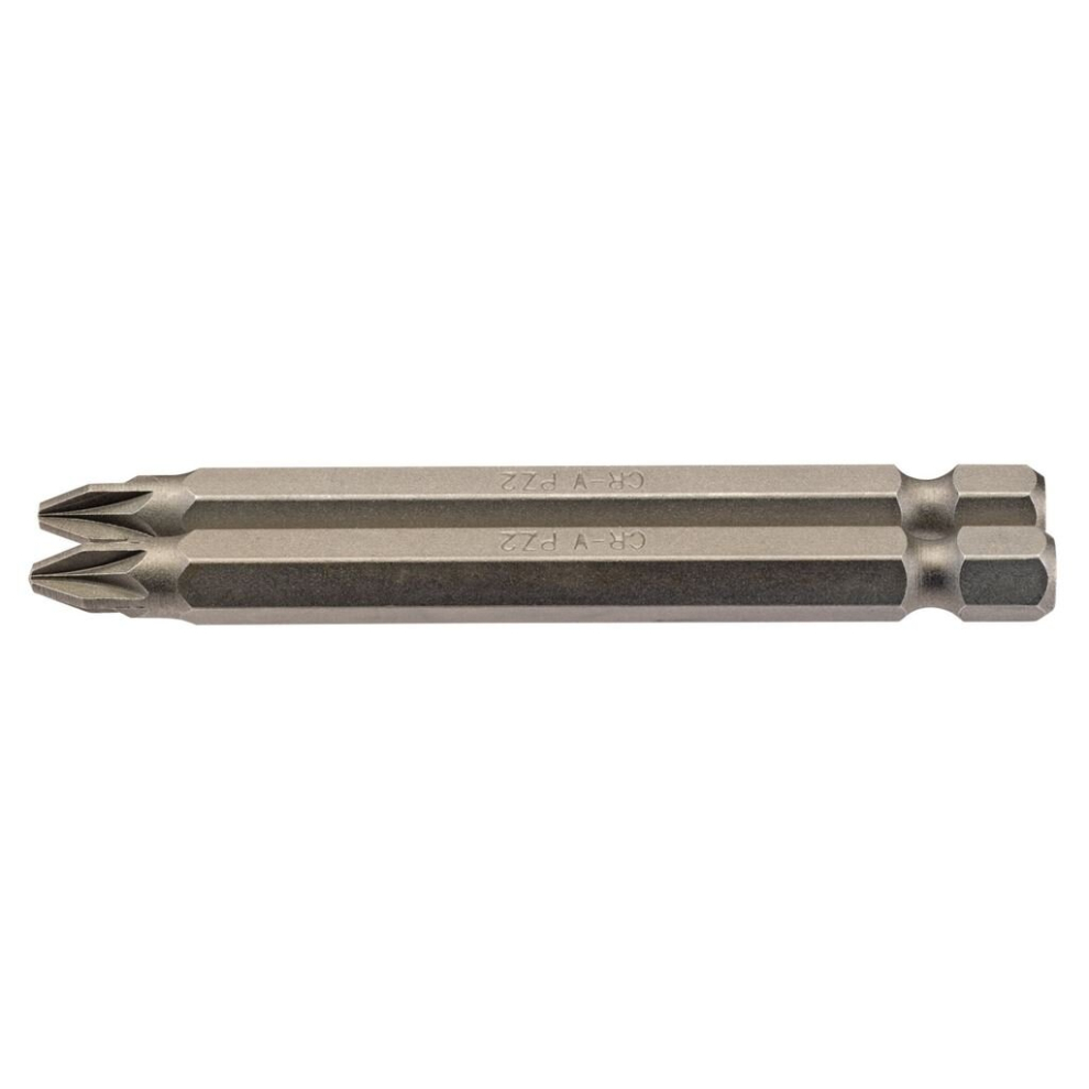 PZ Type Insert Bit, 1/4"" Hex, 75mm Long, No.2 (Pack of 2)