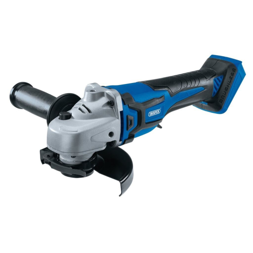 Draper D20 20V Brushless Angle Grinder, 115mm (Sold Bare)