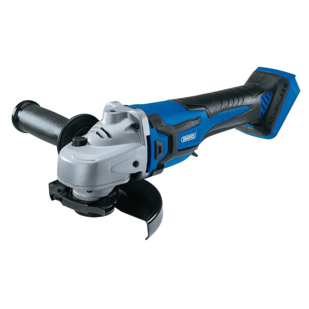Draper D20 20V Brushless Angle Grinder, 115Mm (Sold Bare)