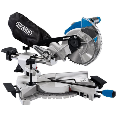 Draper D20 20V Brushless Sliding Compound Mitre Saw, 185mm (Sold Bare)