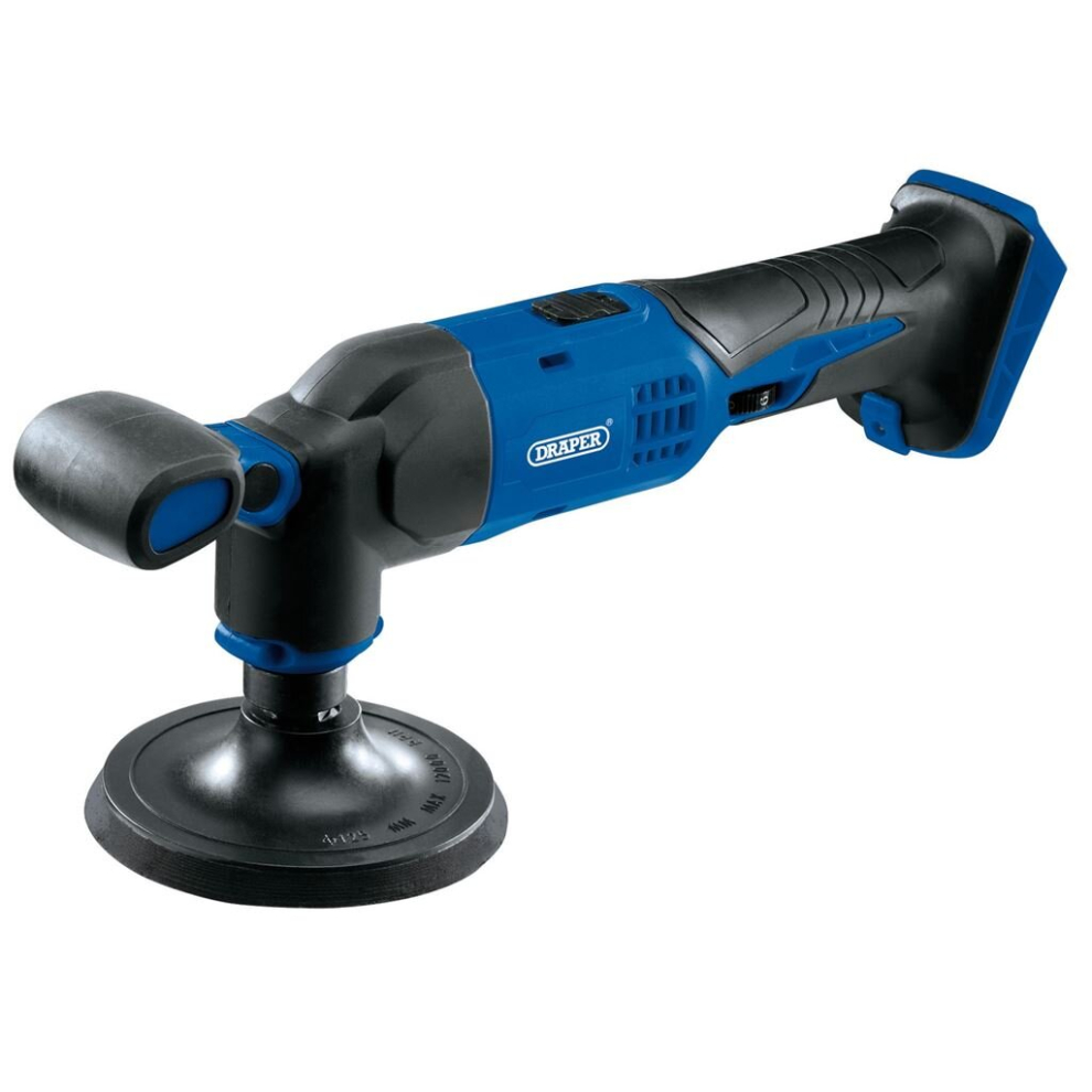 Draper D20 20V Dual Action Polisher, 125Mm (Sold Bare)