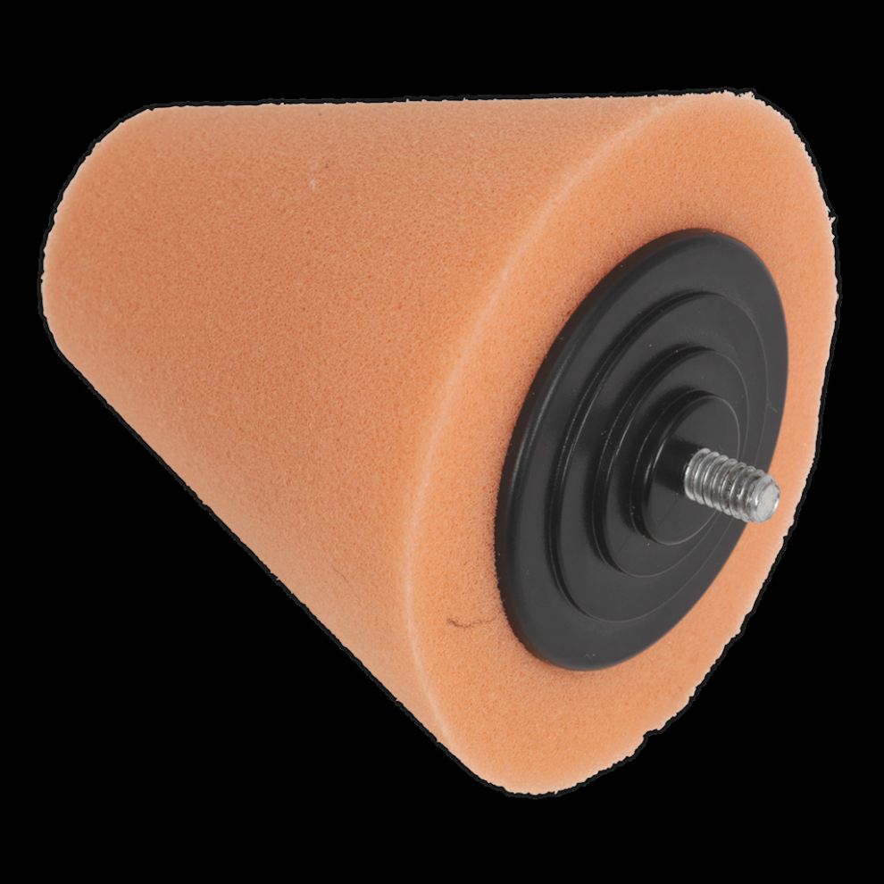 Buffing & Polishing Foam Cone Orange/Firm 5054511243338