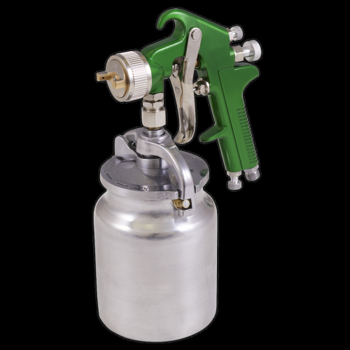 Sealey Suction Feed Spray Gun 2.5mm Set-Up