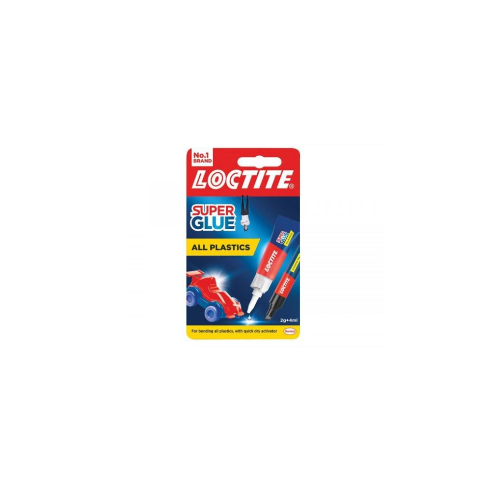 Loctite 2631378 All Plastics Super Glue 2g/4ml