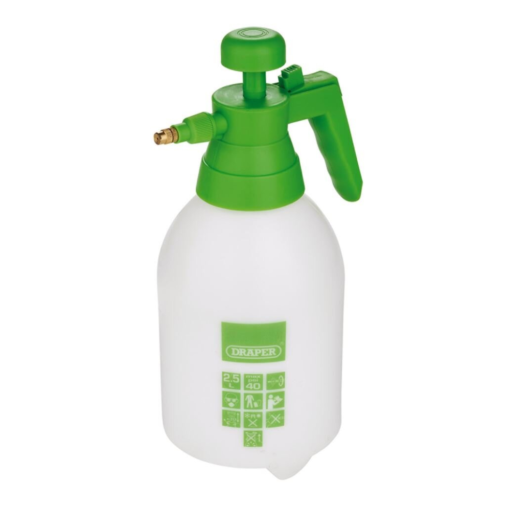 Draper Handheld Pump Action Pressure Sprayer, 2.5L