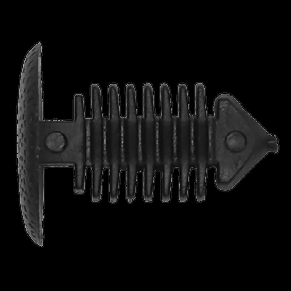 Fir Tree Clip, Carpet/Trim, Black, Ø14mm x 18mm, GM - Pack of 20