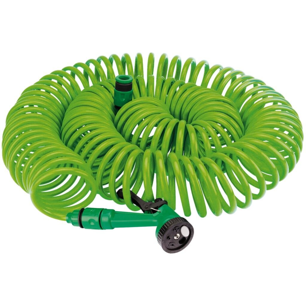 Draper Recoil Hose With Spray Gun And Tap Connector, 30M