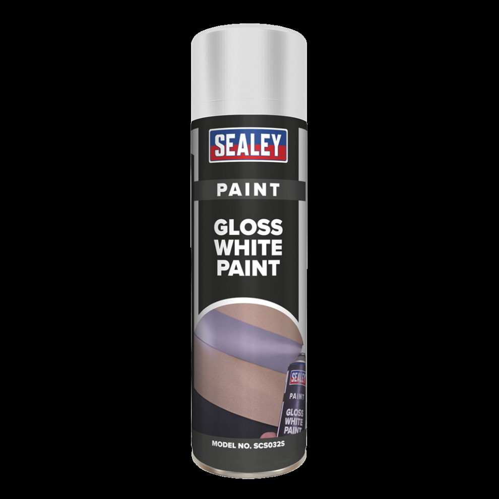 Sealey Gloss Paint 500Ml White