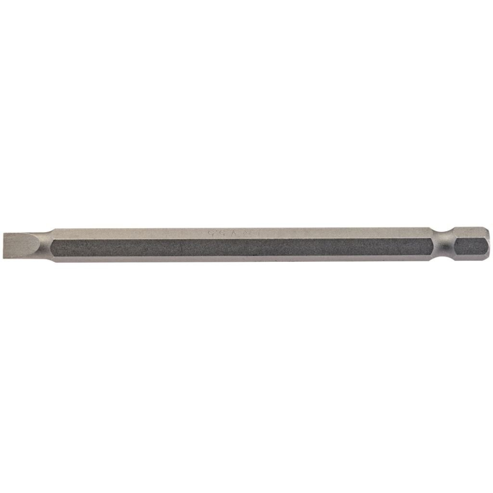 Draper Plain Slot Insert Bit, 5.5Mm, 1/4"" Hex, 100Mm Long (Pack Of 1)