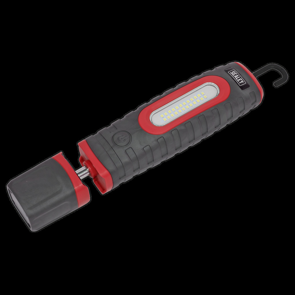 Rechargeable 360° Inspection Light 15W & 3W SMD LED Red 2 x Lithium-ion