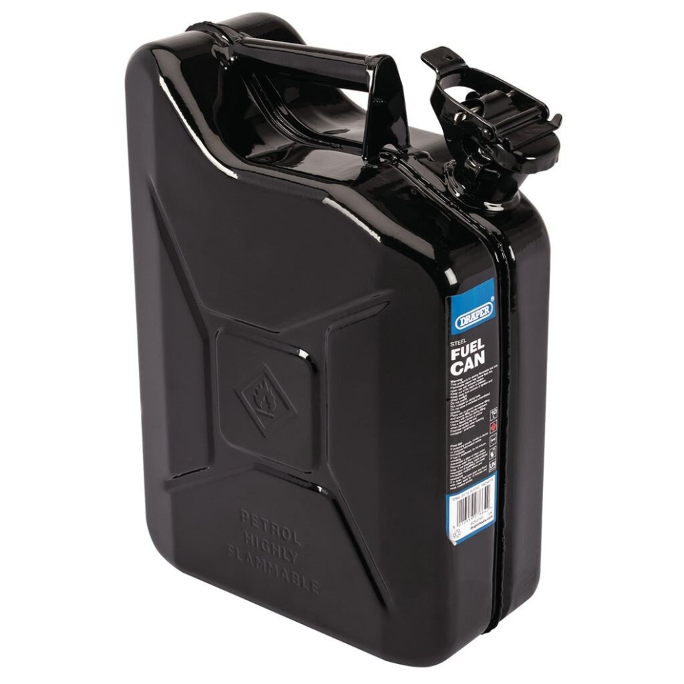 Draper Black Steel Jerry Can - Image 6