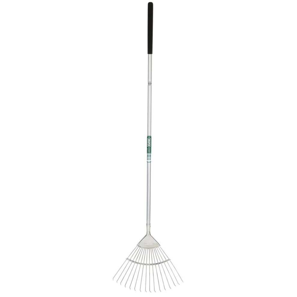 Stainless Steel Soft Grip Lawn Rake