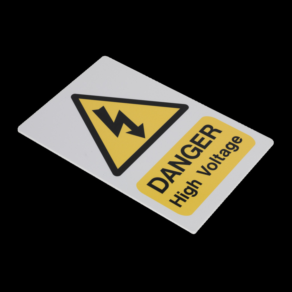 High Voltage Warning Sign 200 x 300mm
