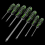Sealey Screwdriver Set 7pc GripMAX® - Hi-Vis Green 1